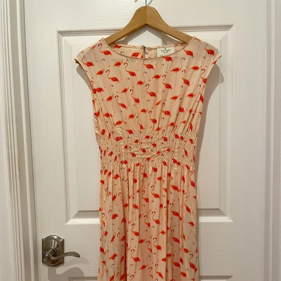 Kate Spade Fit and Flair Blaire Flamingo Dress - Picture 1 of 5